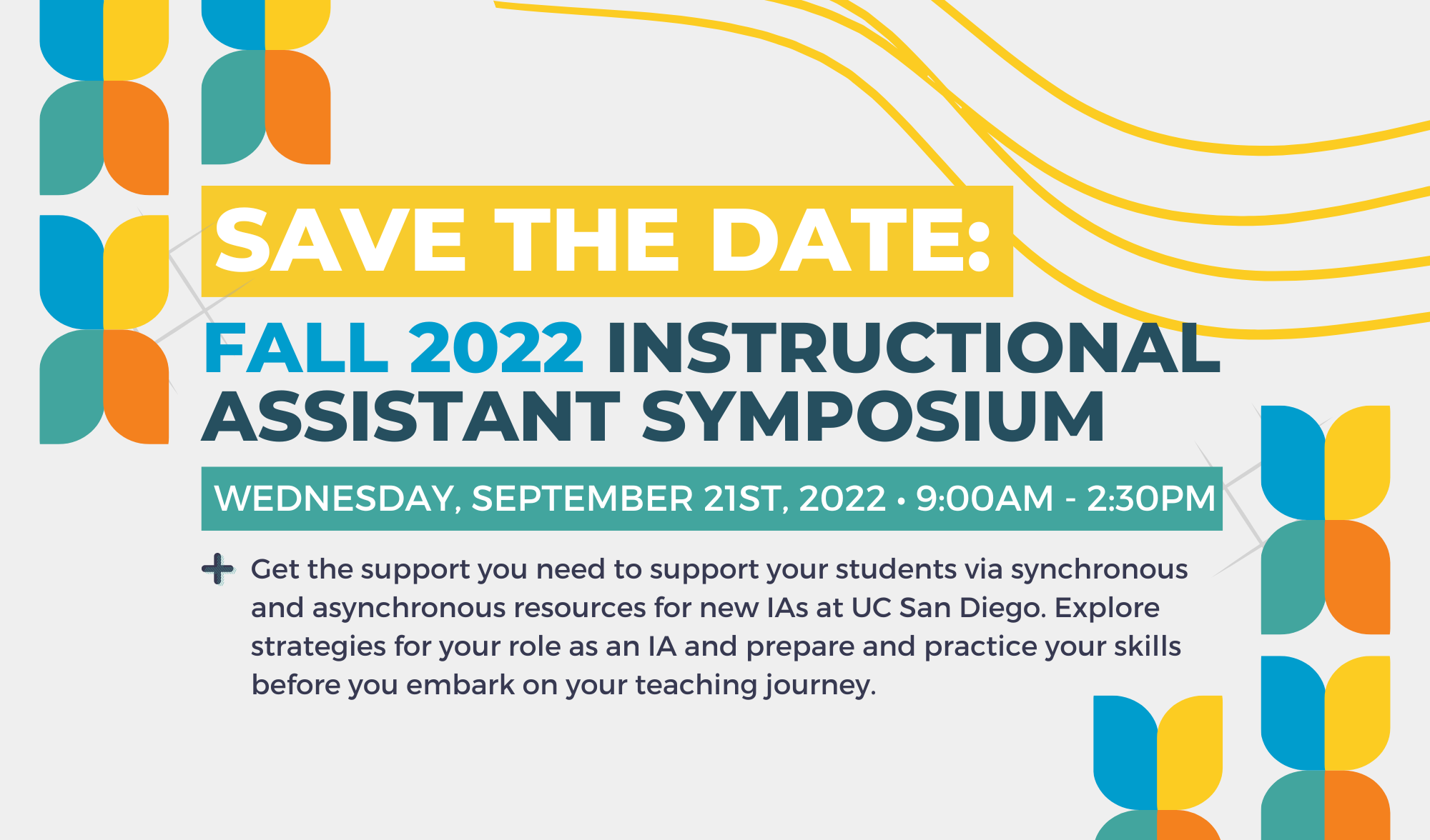 2022 IA Symposium happening September 21, 2022